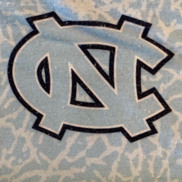 Jordan Mens NC Tar Heels Take Flight Blue T Shirt w Large Air Jordan Logo/ M - Picture 10 of 13